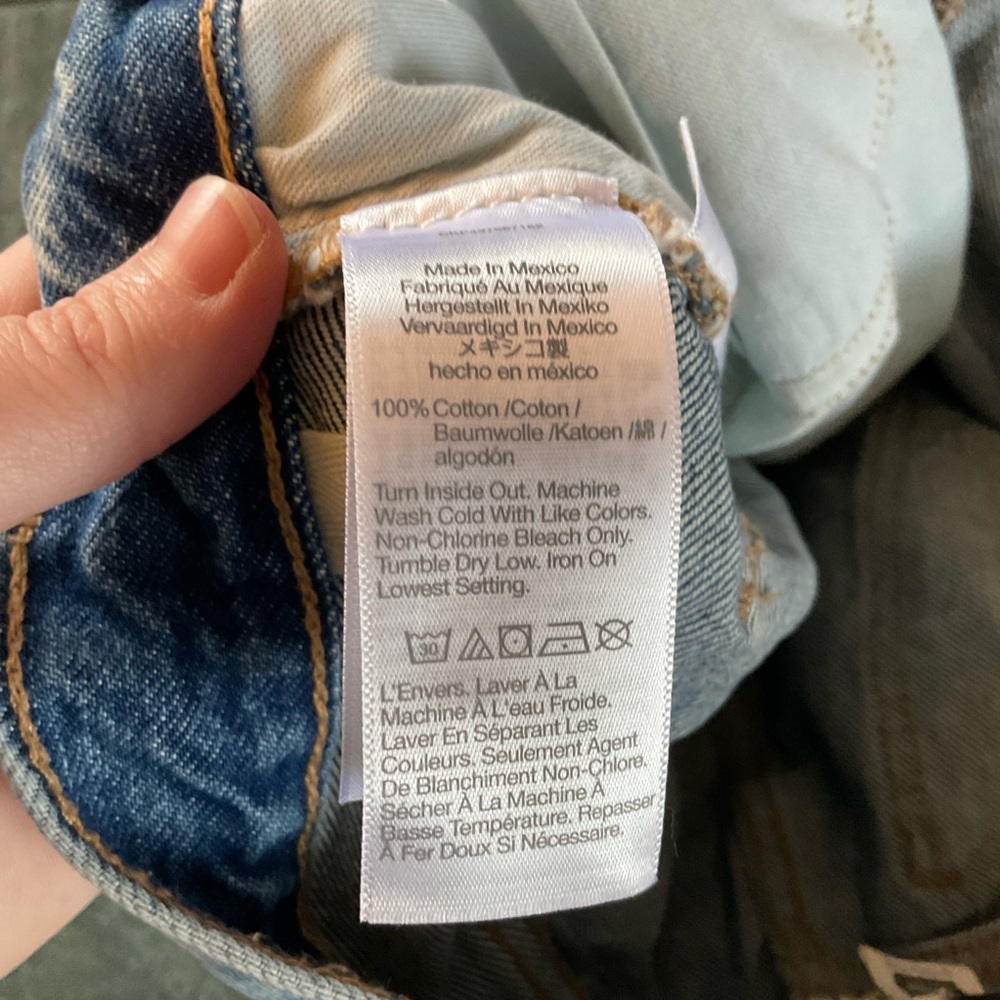 NEW Madewell The Low-Slung Baggy Jean Robertson Wash Rigid Size 28 NWOT - Picture 13 of 14